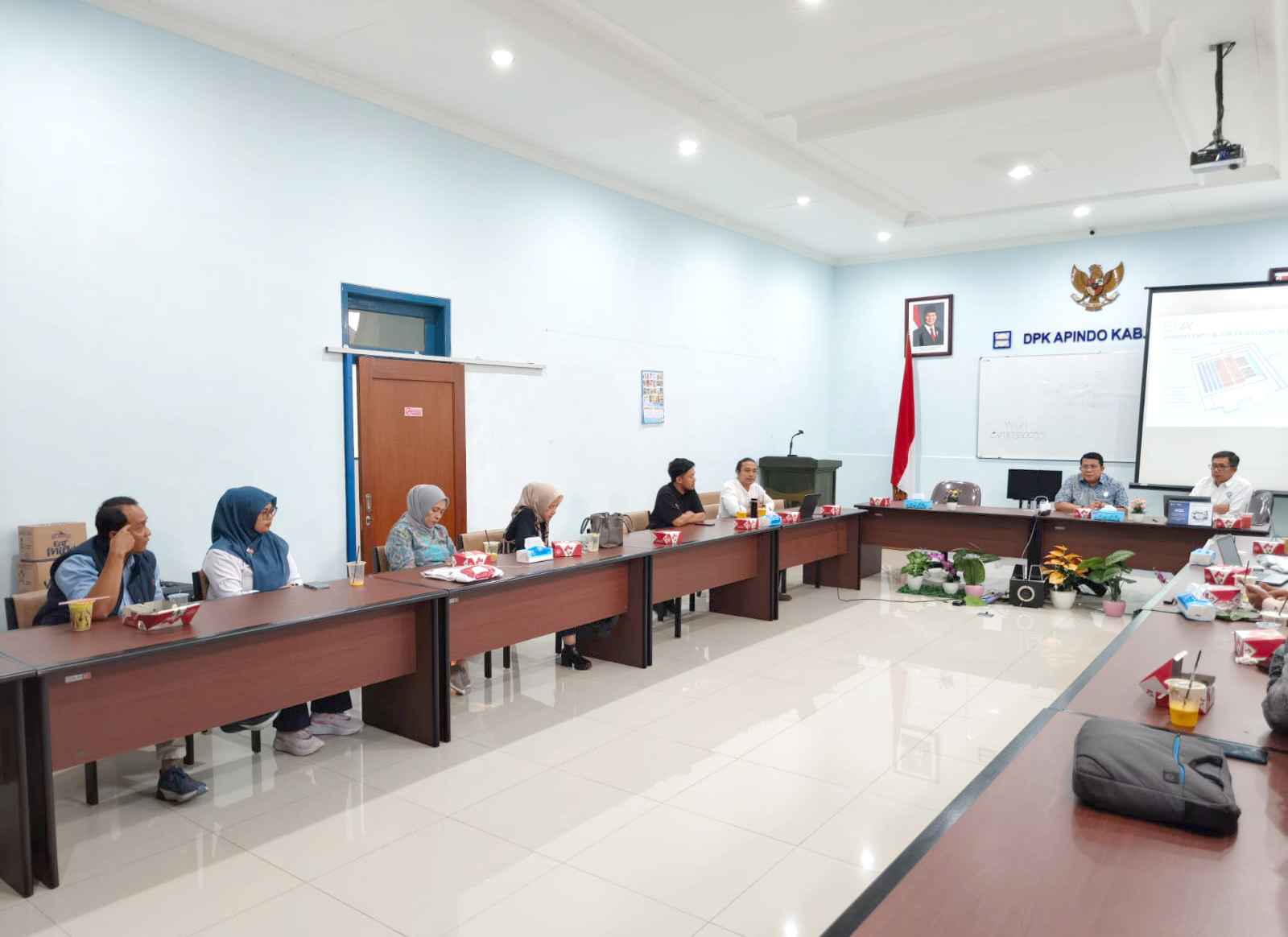 Rapat Koordinasi dengan Tim Pelaksana acara APINDO Expo dan Job Fair